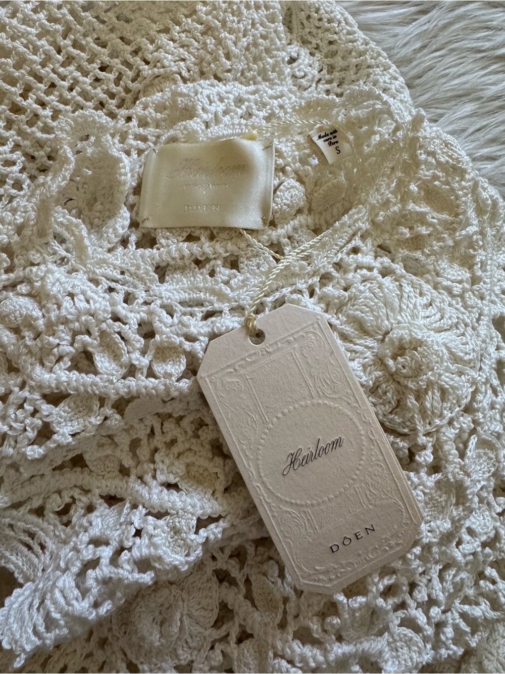 Doen New Evangeline Dress Heirloom Pearl Small - Picture 8 of 9